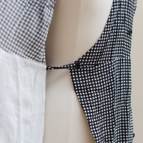 Anthropologie TYLHO Rayon Dress in Gingham Checkered Print XS - Picture 11 of 14